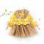 S33548W Baby Girls Grenadine Knitted Lace Dress Kids Cute Dress