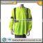 Men's long sleeve high visibility customized printed bulk protective t-shirt
