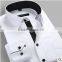 Latest shirt designs for men long sleeve formal shirt uniform business Korean men anti-wrinkle t-shirt