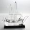Noble Customized Made Islamic crystal boat model for black base With Logo and Text Engraved Free