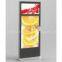 55 and 32 inch dual monitor display,double screen kiosk,free standing advertising video display kiosk