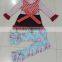 Fall Winter Girl Boutique Outfit Remake Kids Floral Clothing Set