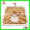 D329 Lovely monkey head foldable plush animal blanket for baby