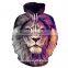 black caged 3D pinted hoodies/sjm unisex 3D printed sweatshirt hoodies/hot sell 3D hoodies