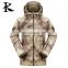 Forest Camo jacket, Waterproof Softshell Hunting Jacket, Breathable Fish Jacket