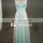 Manufacturer Real Strapless Two Tone Turquoise And Silver Sequins Bridesmaid Dress
