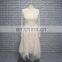Custom Made Nude V Neck Embroidery Tulle Mother Of The Bride Dress With Jacket