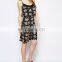 CHEFON Fashion 2 Tier Crochet Contrast Slip Tall Dresses uk
