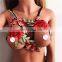 Women Sexy Bandage Embroidered Lace Bra Bralette Underwear Gifts Lingerie