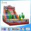 Commercial inflatable slide decorated with cars for Kids and Adults Amusement
