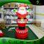 New Type Movable LED Inflatable Santa, Inflatable Rotatable Santa Claus