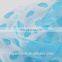 heart design flocked organza fabric for parties' decoration