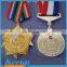 Customized Military Medal with Ribbon in Metal Crafts