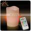 3 Pack (4", 5", 6") of Outdoor / Indoor Flameless LED Remote Control Real Wax Candles with Remote