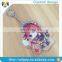 High end cute transparent custom printed acrylic keychain