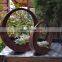 Garden Corten Steel Ring Hanging Planters Box