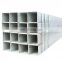 Galvanized square hollow section 100x100x5, shelf 5.8m hot galvanized square steel pipe