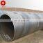 black welded 500mm diameter spiral steel pipe dimensions