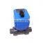 Best price of 1/2'' 1'' 2'' 3'' 4'' electrical actuator operated pvc upvc  electric 3 way / 2 way  ball valve