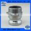Type F Camlock coupling male adapter Size 1/2"-6" made by professiomal manufacture