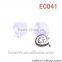Fashion diy bracelets use colored glass snowflake beads EC041(DIY)