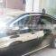 Chrome door visor side window deflector shade sun rain shield silver strips guard for Hyundai GENESIS