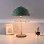 Nordic Macaron Color Table Bedside Lamp Mushroom Semicircle Wrought Iron Decoration Lamp LED Table Lamp