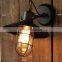 Black Vintage Shade Edison Wall Lamp Industrial Cage Pendant Lamp