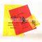 Factory Price Medical Red PE Plastic Waste Bag Yello Biohazard Bag for hospital