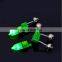 Night Electronic Fishing Rod Tip Red LED Light Twin Bells Ring Fish Bait Alarm