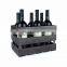 classical wooden packaging 6 bottle wooden wine box