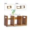 Natural environmental protection bamboo telescopic desktop document book shelf