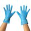 wholesale blue/black pvc nitrile blend exam safety gloves