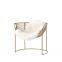 Concise Luxury leisure chair LC-2805 solid metal chair