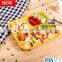 FDA Kitchen ware 3 divided 9"silicone dinner plate sushi plate
