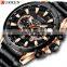 CURREN 8363 Quartz  Watch Men Luxury Men Watch Custom Logo Water Resistant Black Watches Men Wrist