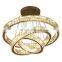 Modern Crystal Chandelier Spiral Sphere Rain Drop Ceiling Fixture Chandelier Light For Living Room Hotel Hall