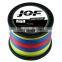 Upgraded fluorocarbon coating  Colorful 8 Stands Braid Fishing Line 100m 100lb pe braided Strong Fishing Line