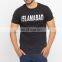 Slim fit Cotton Spandex fabric T-shirt for men, gym t-shirts wholesale