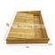 Outdoor Bamboo Wood Picnic Camping Rack Portable With Handle Japanese-style Folding Three-layer Storage Rack