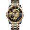 SKMEI 9193 new design watches stainless steel band quartz men watch