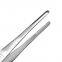 Tweezer Handle Non Slip Pointed/curved Stainless Steel Precision Stiffening Forceps 430 Material Quality