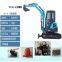 Small Crawler Excavator 10 Manufacturers Wholesale Price SalesSmall Crawler Excavator With Wood Grabber Breaking Hammer of Small Excavator Spot Ultra Low Price