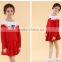 Children dress in the Virgin Spring lace cotton two set Korean girls skirt suit