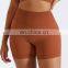 Tik Tok Hot Sexy Deep V Neck Bra And Soft Sport Scrunch Butt Lift Seamless Shorts Push Up Booty Workout Gym Yoga 1 Pcs Set