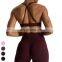 Sexy Quick Dry Adjustable Outdoor Sports Underwear Custom Logo Workout Wear Gym Fitness Yoga Top Seamless Sports Bra Women