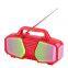 Multi Speakers Am Fm Radio Emergency Alert Led Light Rechargeable Hand Crank Power Bank Bt Speaker