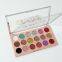 18 Makeup Glitter Color Palette Eyeshadow Customized logo Duochrome Pressed Glitter Eyeshadow La Sombra De Ojos