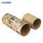 Cosmetic flat edge heaven and earth cover essence face cream skin care product cylinder packaging box paper tube manufacturer