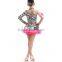 Good quality leopard print dance costume modern western cheer dance costumes zebra color stage performance costume